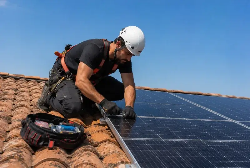 Maintenance et monitoring de panneaux solaires à Sainte-Soulle