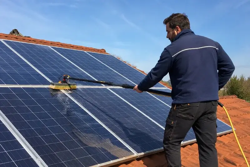 Nettoyage et entretien de panneaux solaires à Sainte-Soulle